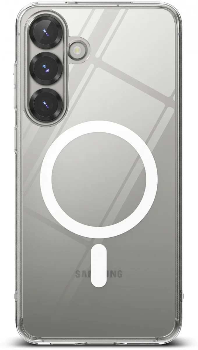 Ringke Fusion Magnetic Samsung Galaxy S25 Plus Hoesje MagSafe / Qi2 Transparant afbeelding 2