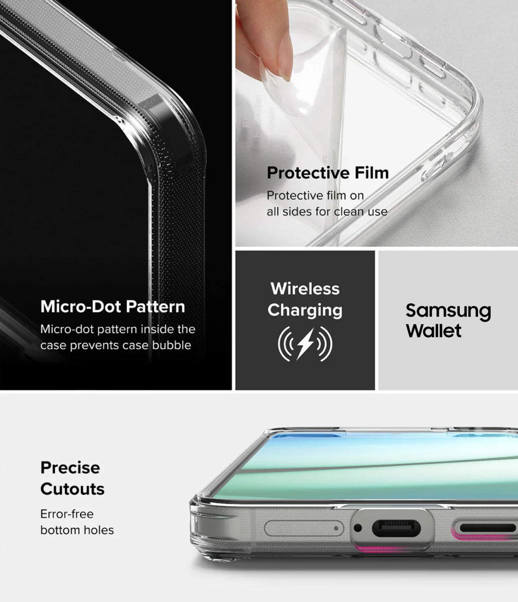 Ringke Fusion Card Samsung Galaxy S25 Plus Hoesje Kaarthouder Transparant afbeelding 5