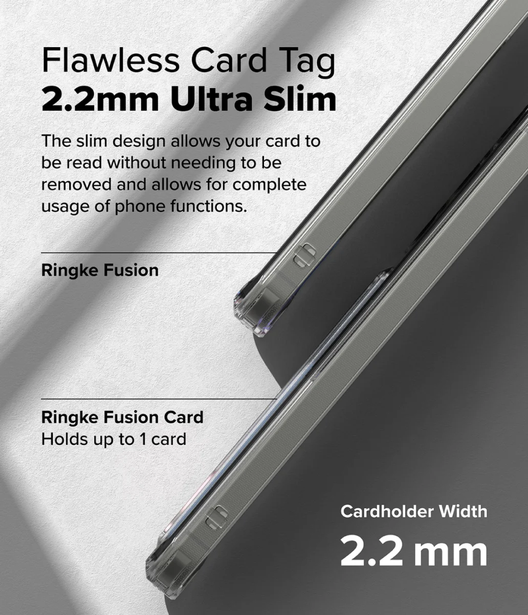 Ringke Fusion Card Samsung Galaxy S25 Plus Hoesje Kaarthouder Transparant afbeelding 8