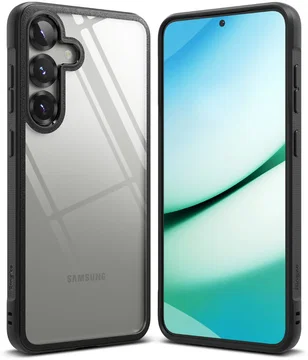 Ringke Fusion Bold Samsung Galaxy S25 Plus Hoesje Transparant Zwart