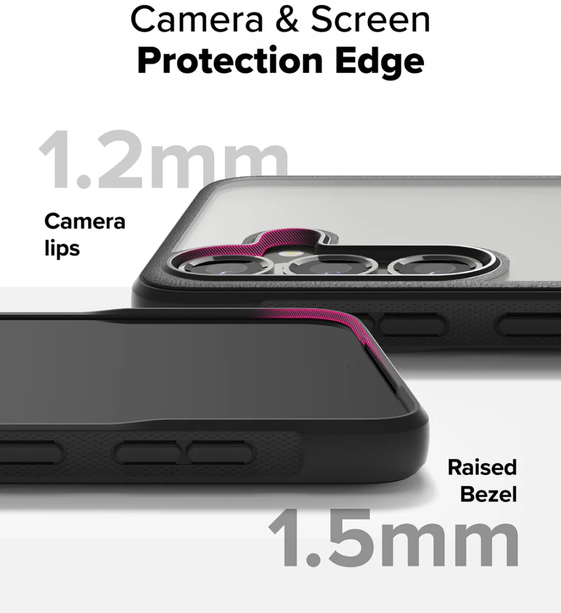 Ringke Fusion Bold Samsung Galaxy S25 Plus Hoesje Transparant Zwart afbeelding 9