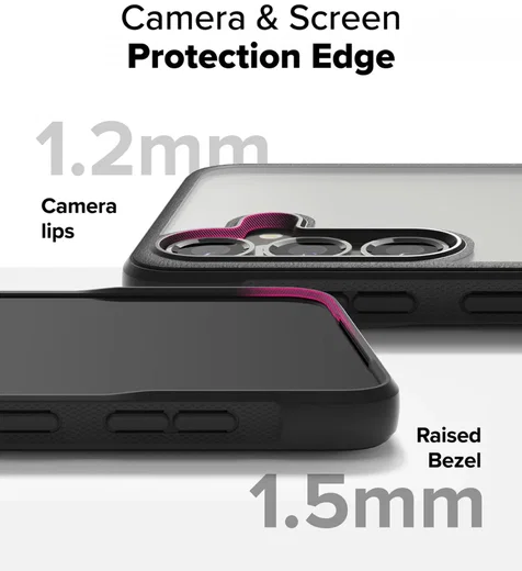 Ringke Fusion Bold Samsung Galaxy S25 Plus Hoesje Transparant Zwart afbeelding 9