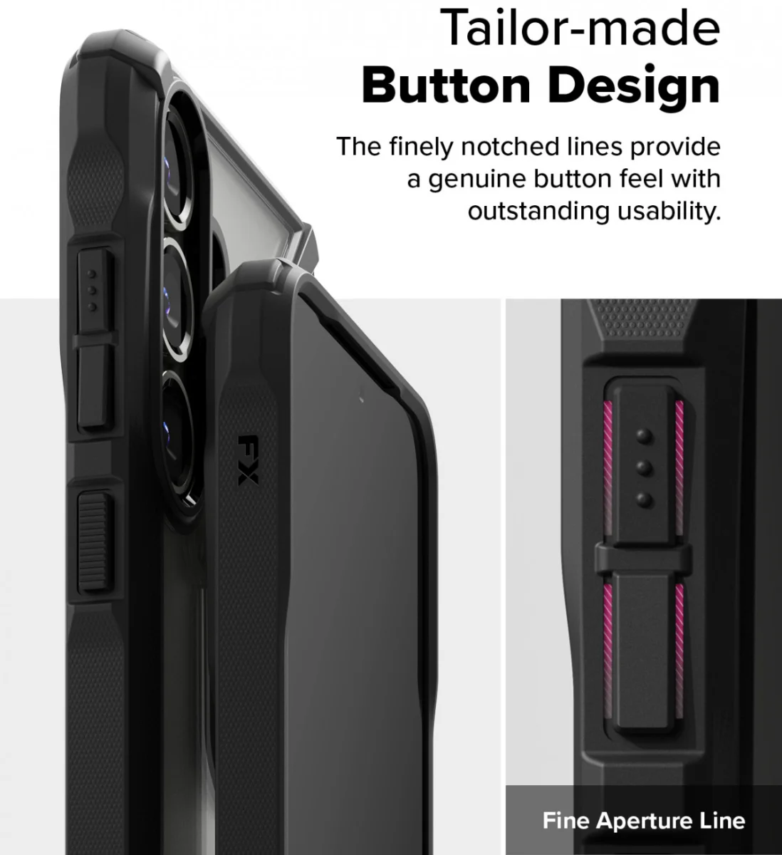 Ringke Fusion X Samsung Galaxy S25 Plus Hoesje Back Cover Zwart afbeelding 11