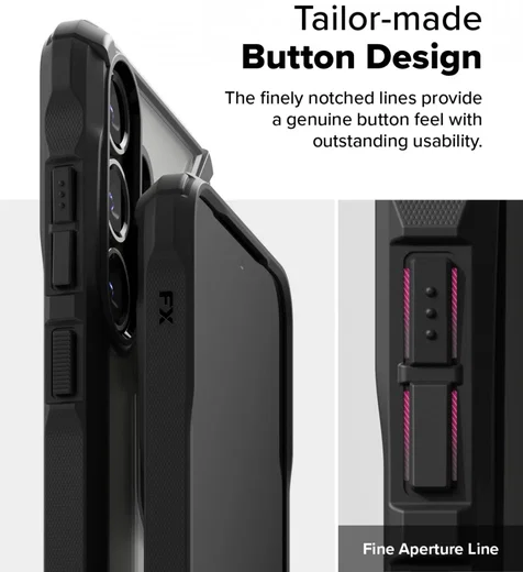 Ringke Fusion X Samsung Galaxy S25 Plus Hoesje Back Cover Zwart afbeelding 11