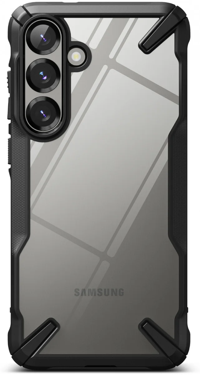 Ringke Fusion X Samsung Galaxy S25 Plus Hoesje Back Cover Zwart afbeelding 2