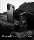 Ringke Fusion X Samsung Galaxy S25 Plus Hoesje Back Cover Design Camo Zwart afbeelding 3
