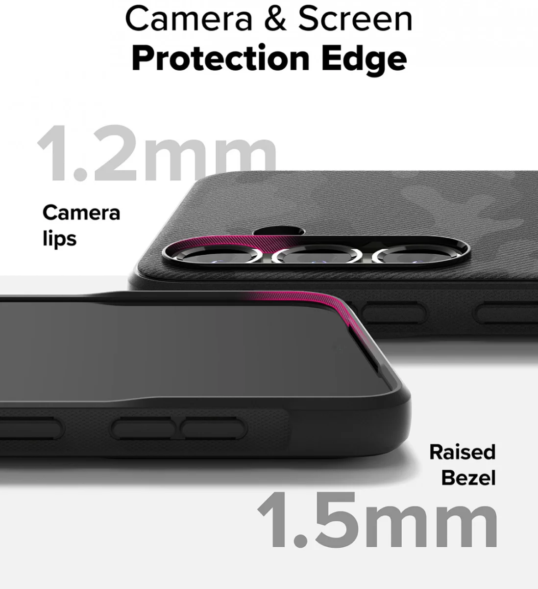 Ringke Onyx Samsung Galaxy S25 Plus Hoesje Flexibel TPU Design Camo Zwart afbeelding 6