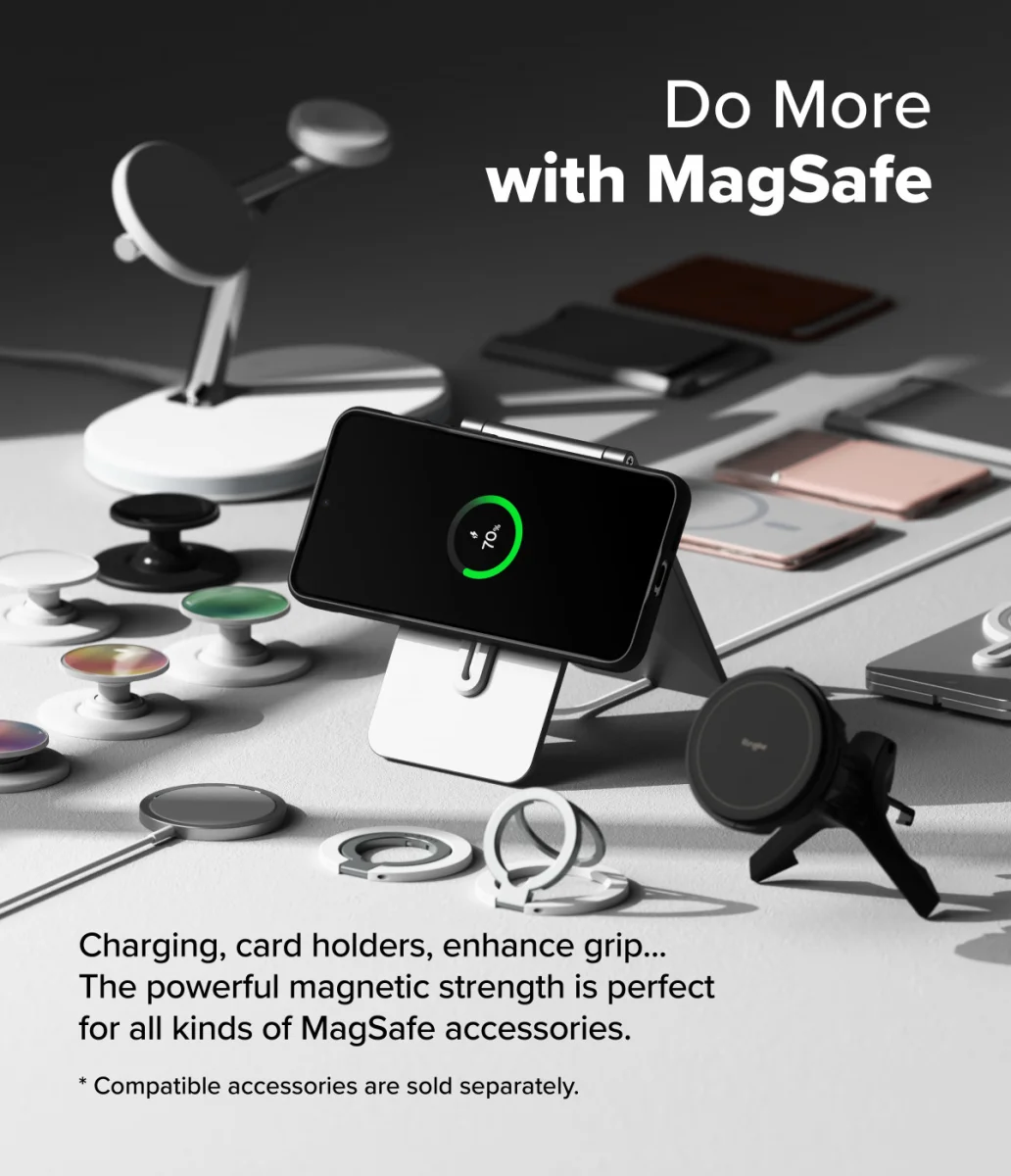 Ringke Onyx Magnetic Samsung Galaxy S25 Plus Hoesje MagSafe / Qi2 Zwart afbeelding 5