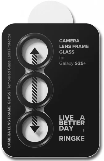 Ringke Frame Glass Samsung Galaxy S25 Plus Camera Protector (2-Pack) afbeelding 15