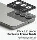 Ringke Frame Glass Samsung Galaxy S25 Plus Camera Protector (2-Pack) afbeelding 4