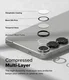Ringke Frame Glass Samsung Galaxy S25 Plus Camera Protector (2-Pack) afbeelding 8