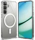 Ringke Fusion Magnetic Samsung Galaxy S25 Hoesje MagSafe / Qi2 Transparant afbeelding 1