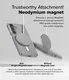 Ringke Fusion Magnetic Samsung Galaxy S25 Hoesje MagSafe / Qi2 Transparant afbeelding 8