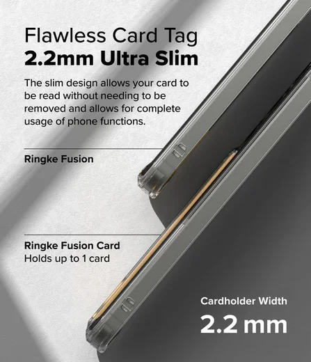 Ringke Fusion Card Samsung Galaxy S25 Hoesje Kaarthouder Transparant afbeelding 8