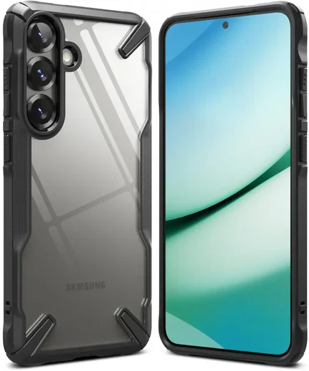 Ringke Fusion X Samsung Galaxy S25 Hoesje Back Cover Zwart afbeelding 1