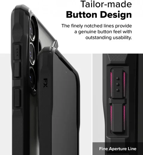 Ringke Fusion X Samsung Galaxy S25 Hoesje Back Cover Zwart afbeelding 11