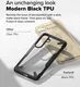 Ringke Fusion X Samsung Galaxy S25 Hoesje Back Cover Zwart afbeelding 6