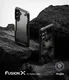 Ringke Fusion X Samsung Galaxy S25 Hoesje Back Cover Camo Zwart afbeelding 3