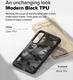 Ringke Fusion X Samsung Galaxy S25 Hoesje Back Cover Camo Zwart afbeelding 6
