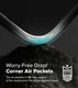 Ringke Onyx Samsung Galaxy S25 Hoesje Flexibel TPU Back Cover Zwart afbeelding 3