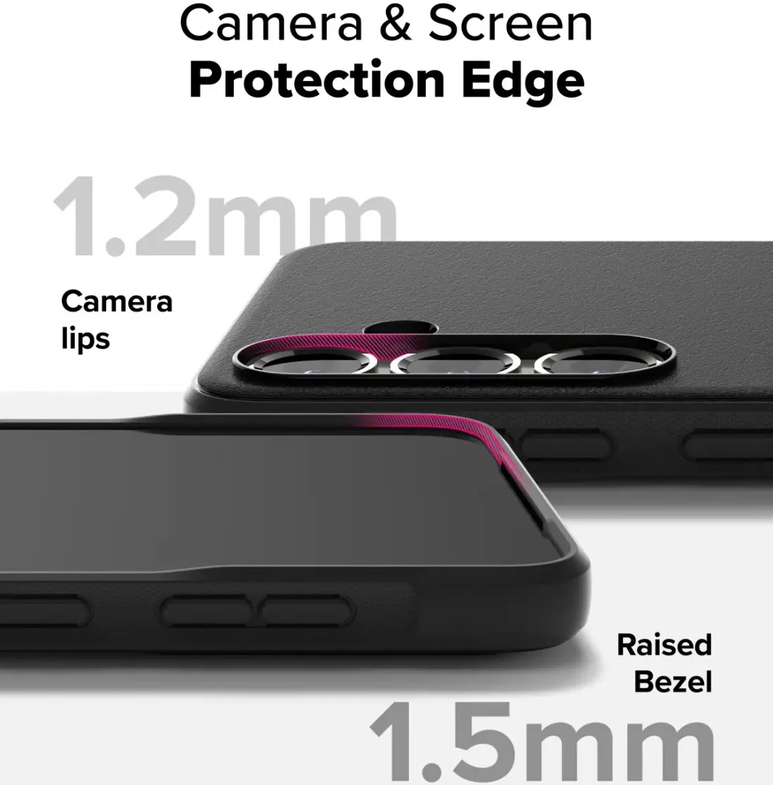 Ringke Onyx Samsung Galaxy S25 Hoesje Flexibel TPU Back Cover Zwart afbeelding 4