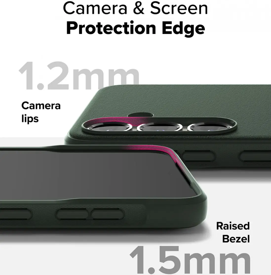 Ringke Onyx Samsung Galaxy S25 Hoesje Flexibel TPU Back Cover Groen afbeelding 6
