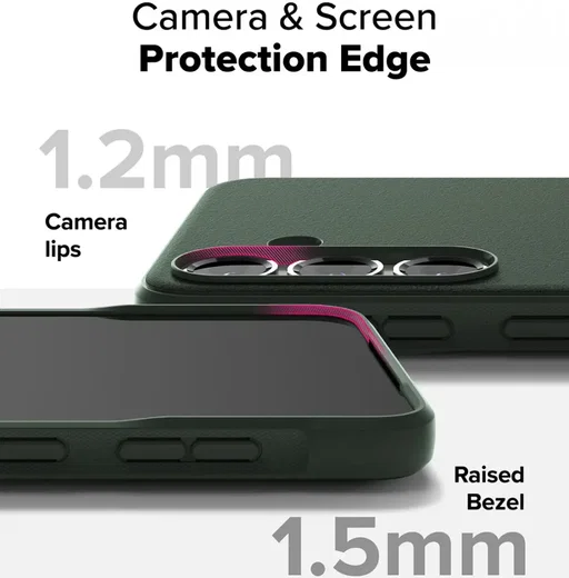 Ringke Onyx Samsung Galaxy S25 Hoesje Flexibel TPU Back Cover Groen afbeelding 6