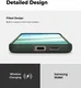 Ringke Onyx Samsung Galaxy S25 Hoesje Flexibel TPU Back Cover Groen afbeelding 9