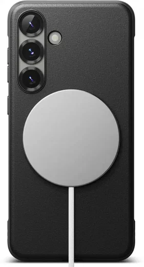 Ringke Onyx Magnetic Samsung Galaxy S25 Hoesje MagSafe / Qi2 Zwart afbeelding 2