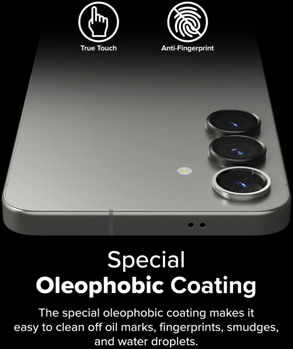 Ringke Frame Glass Samsung Galaxy S25 Camera Protector (2-Pack) afbeelding 10