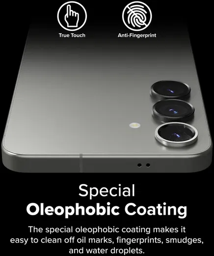 Ringke Frame Glass Samsung Galaxy S25 Camera Protector (2-Pack) afbeelding 10