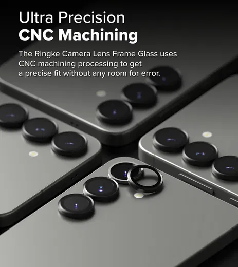 Ringke Frame Glass Samsung Galaxy S25 Camera Protector (2-Pack) afbeelding 11
