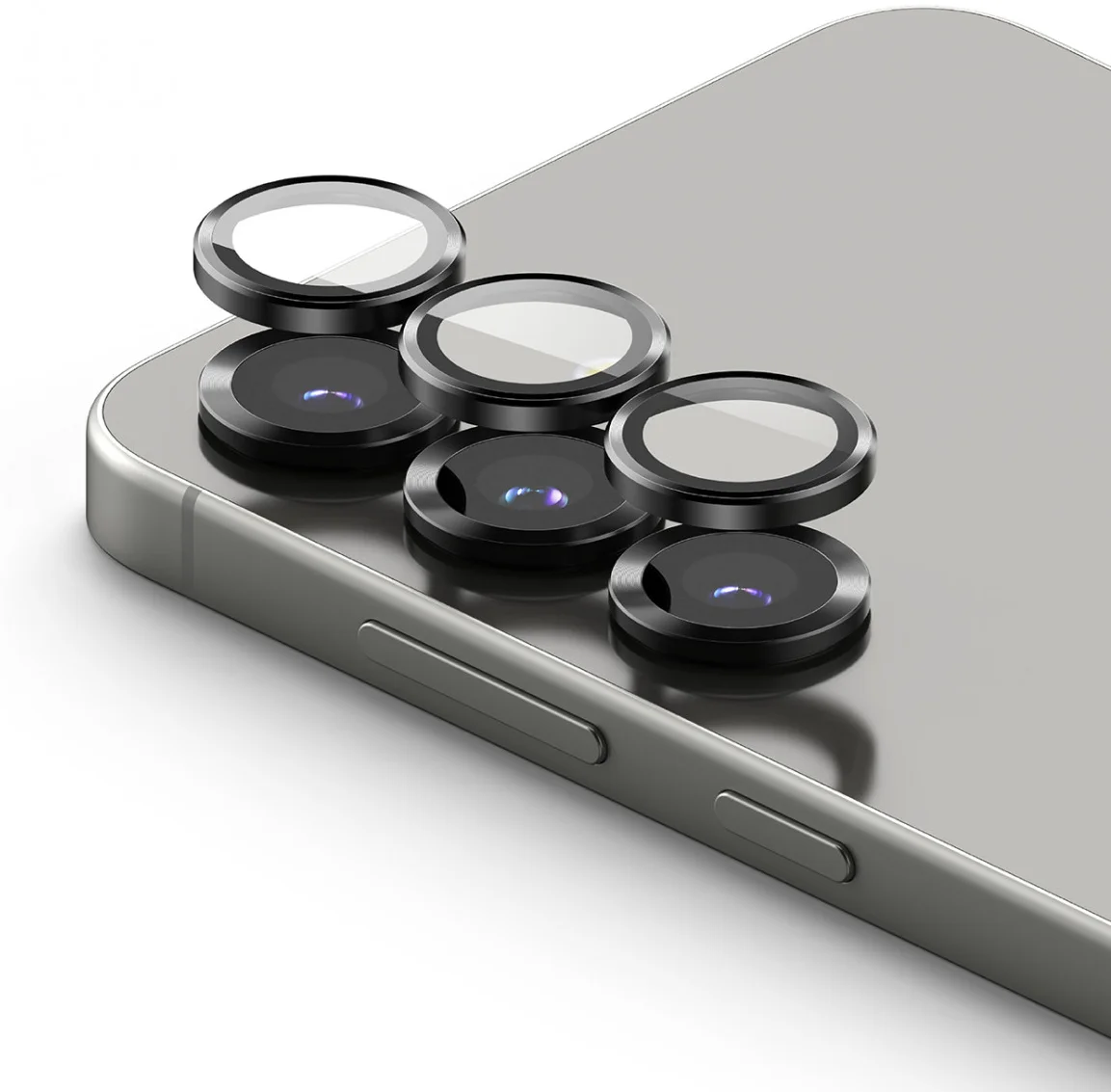 Ringke Frame Glass Samsung Galaxy S25 Camera Protector (2-Pack) afbeelding 2