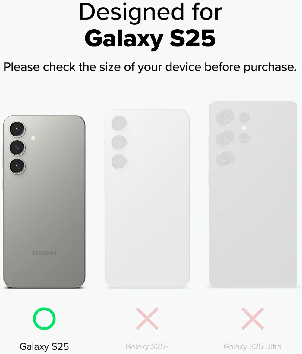 Ringke Frame Glass Samsung Galaxy S25 Camera Protector (2-Pack) afbeelding 3