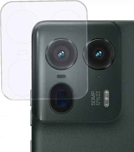 Rosso Motorola Edge 50 Ultra Camera Lens Protector Transparant afbeelding 1