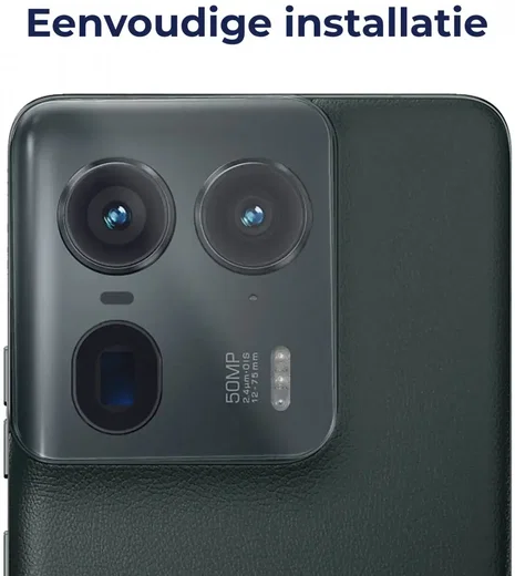 Rosso Motorola Edge 50 Ultra Camera Lens Protector Transparant afbeelding 4