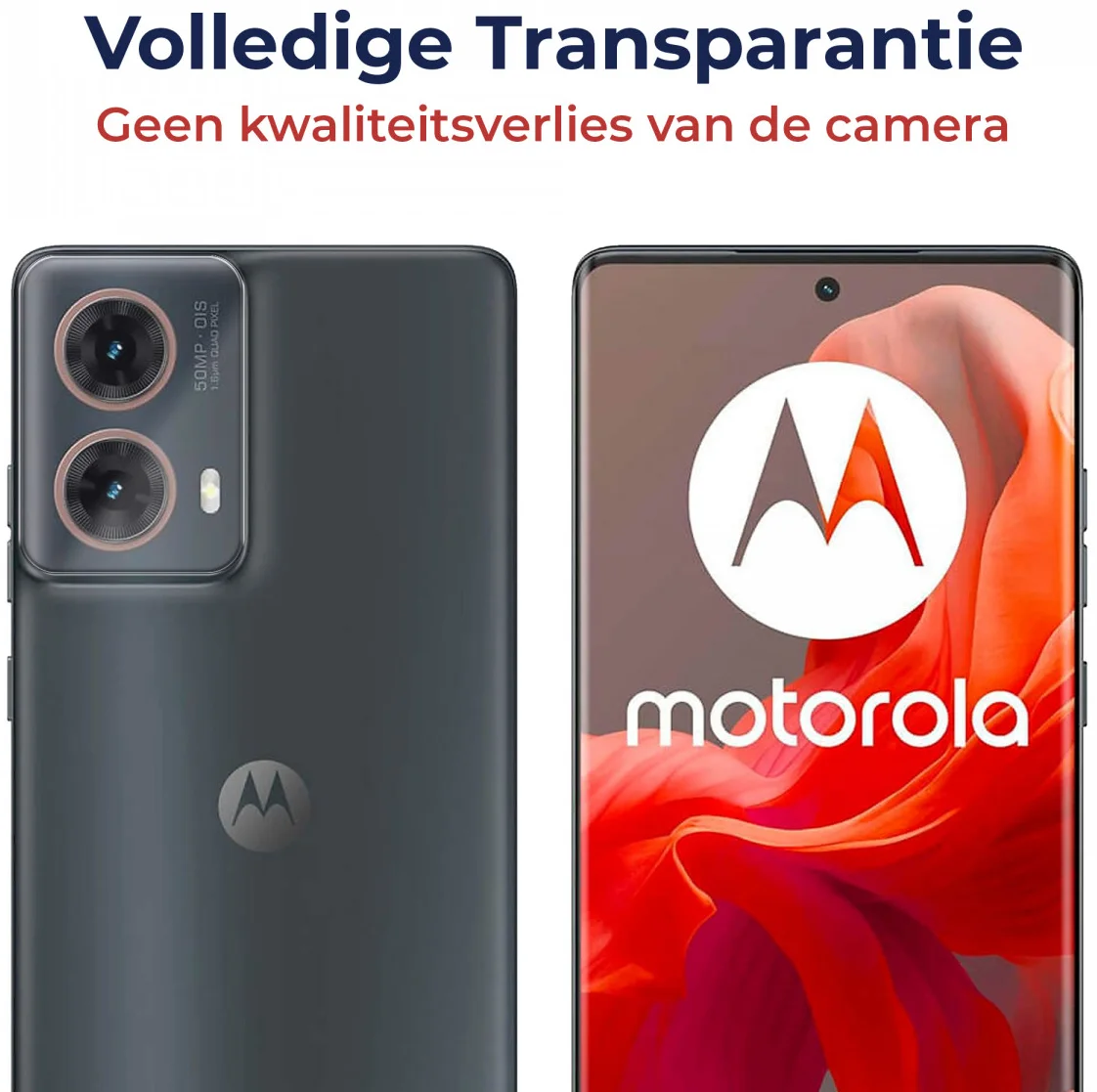 Rosso Motorola Moto G85 Camera Lens Protector Transparant afbeelding 5