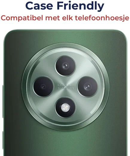 Rosso Oppo Reno 12 F Camera Lens Protector Transparant afbeelding 2