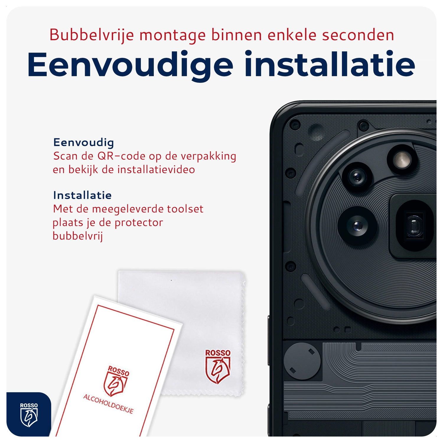 Rosso Xiaomi Mix Flip Camera Lens Protector Transparant afbeelding 6