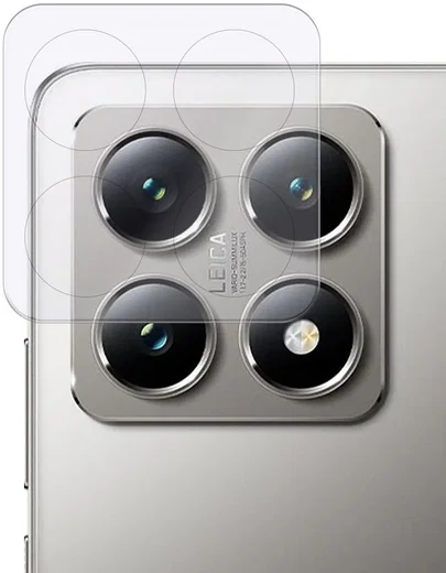 Rosso Xiaomi 14T Camera Lens Protector Transparant afbeelding 1