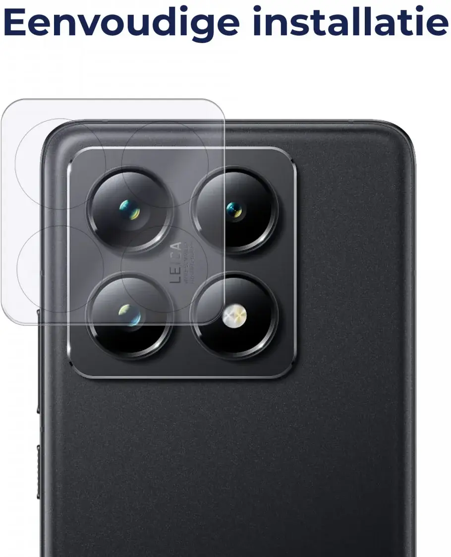 Rosso Xiaomi 14T Pro Camera Lens Protector Transparant afbeelding 5