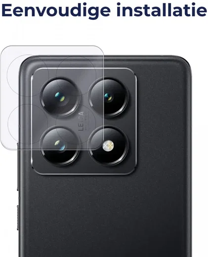 Rosso Xiaomi 14T Pro Camera Lens Protector Transparant afbeelding 5