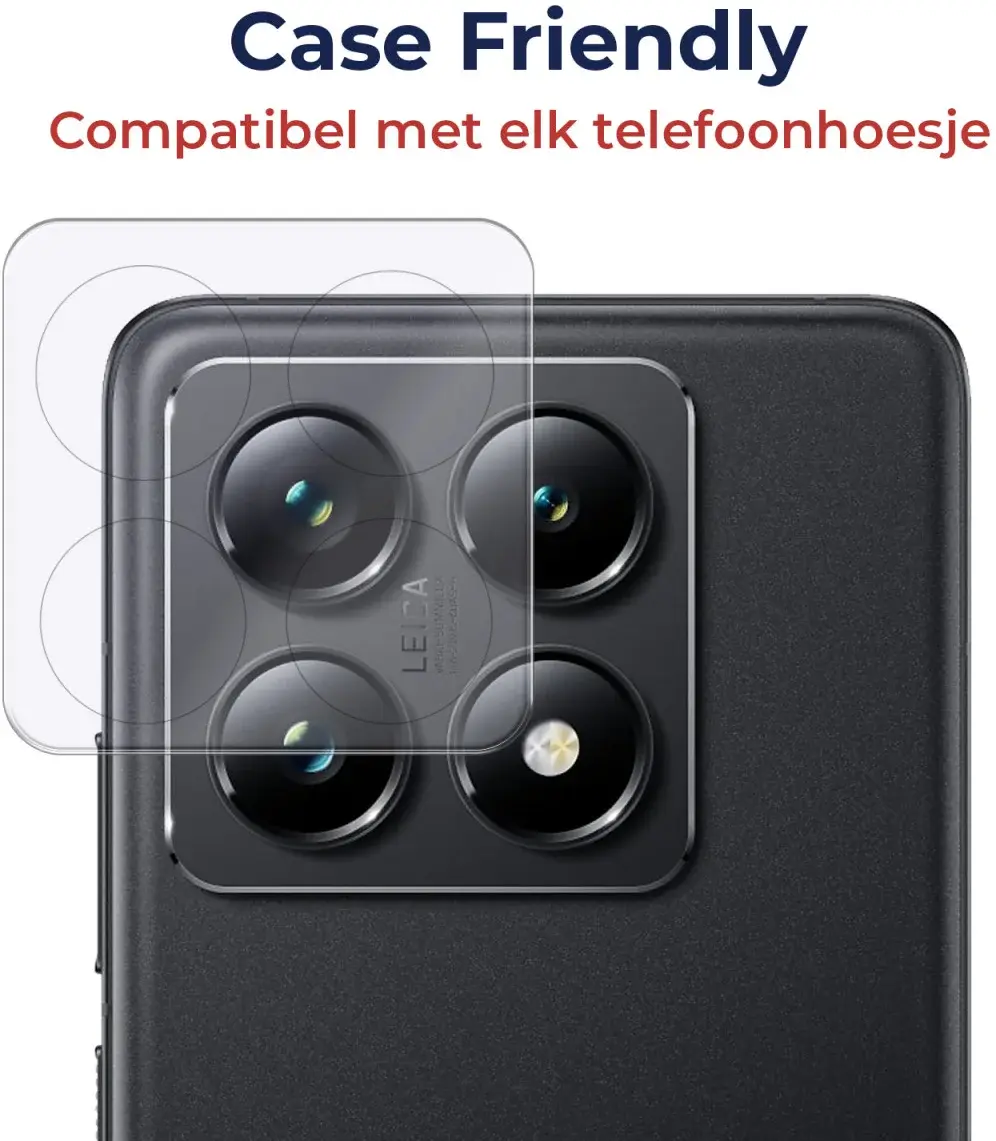 Rosso Xiaomi 14T Pro Camera Lens Protector Transparant afbeelding 7