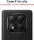 Rosso Xiaomi Poco X7 / Redmi Note 14 Pro 5G Camera Lens Protector Transparant afbeelding 4
