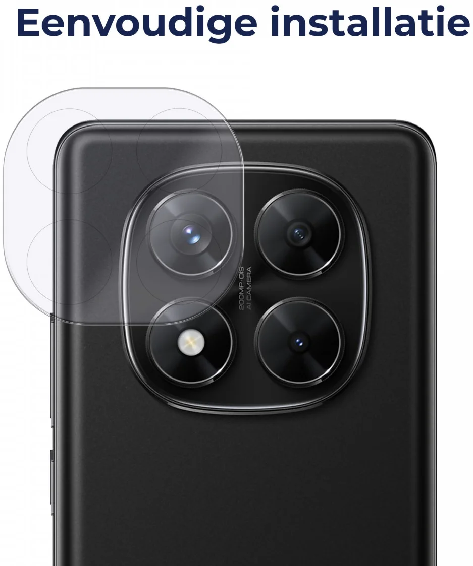 Rosso Xiaomi Poco X7 / Redmi Note 14 Pro 5G Camera Lens Protector Transparant afbeelding 5