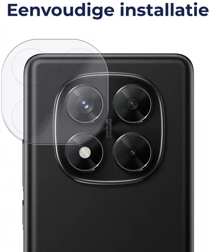 Rosso Xiaomi Poco X7 / Redmi Note 14 Pro 5G Camera Lens Protector Transparant afbeelding 5
