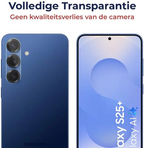 Rosso Samsung Galaxy S25 Plus Camera Lens Protector Transparant afbeelding 11