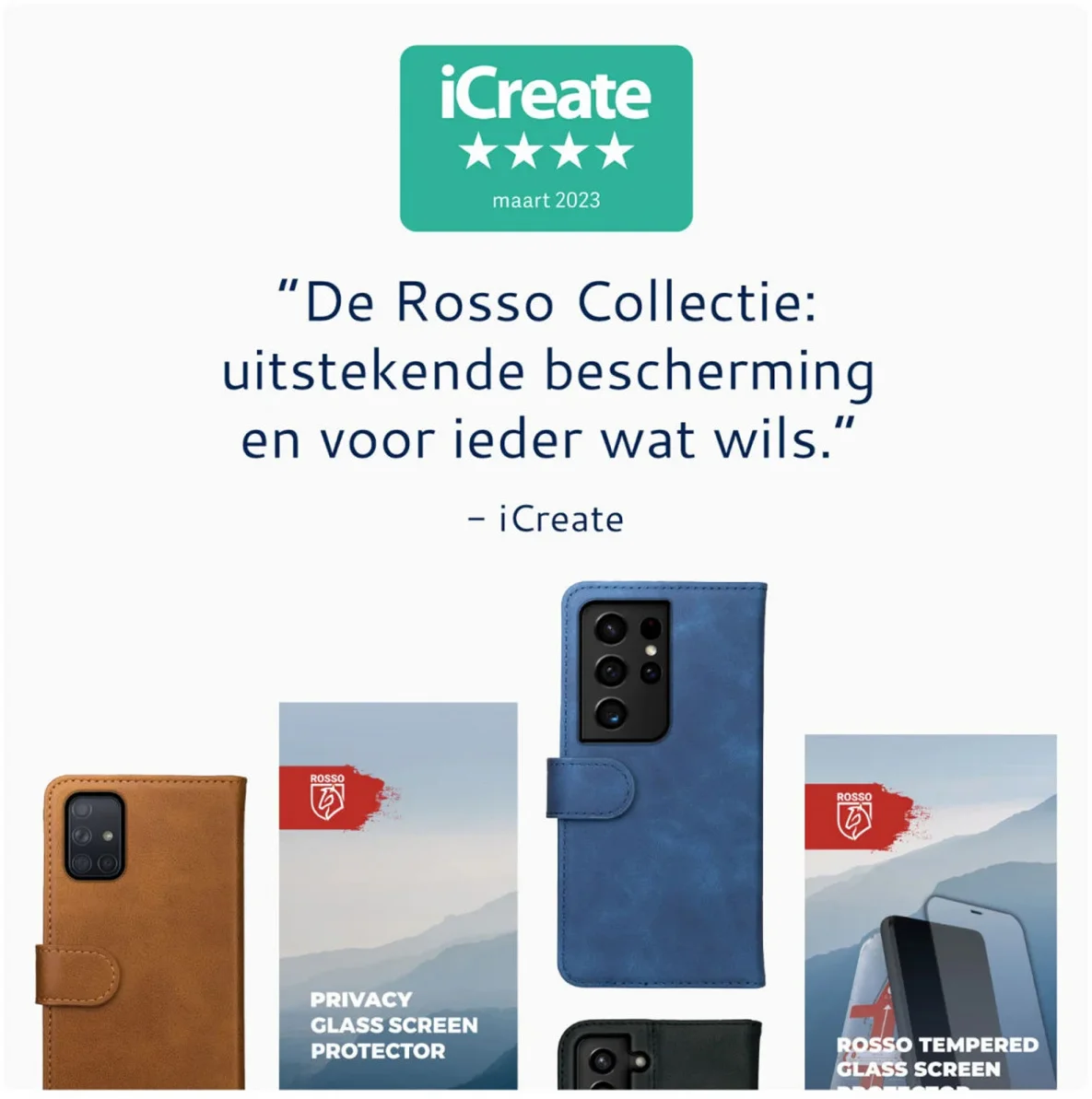 Rosso Xiaomi Mix Flip 9H Tempered Glass Screen Protector afbeelding 4