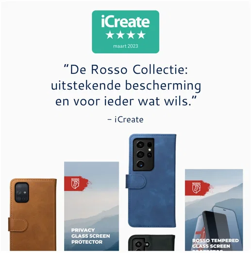 Rosso Xiaomi Mix Flip 9H Tempered Glass Screen Protector afbeelding 4