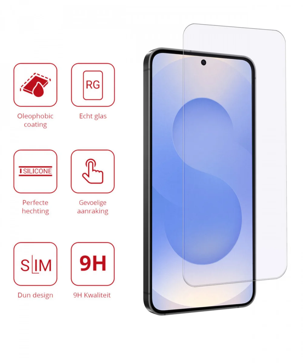 Rosso Samsung Galaxy S25 Plus 9H Tempered Glass Screen Protector afbeelding 2